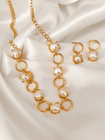 Original Mother of Pearls Necklace set for Women