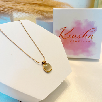 Kiasha Anti-Tarnish Pendent Necklace without Earrings - Kiasha