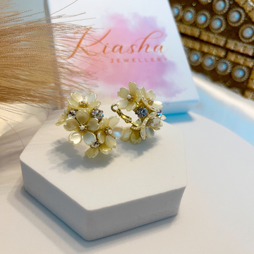 Kiasha Anti-Tarnish long Hoop Earrings for Daily Glam (Design3) - Kiasha
