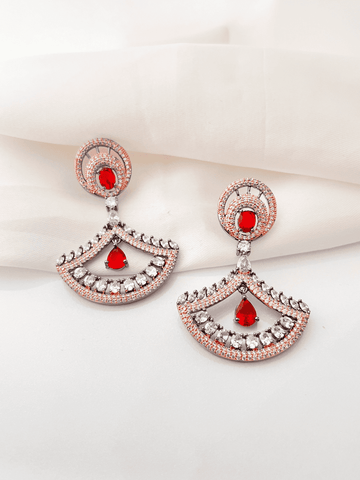 Victorian Plated Cz earring for women