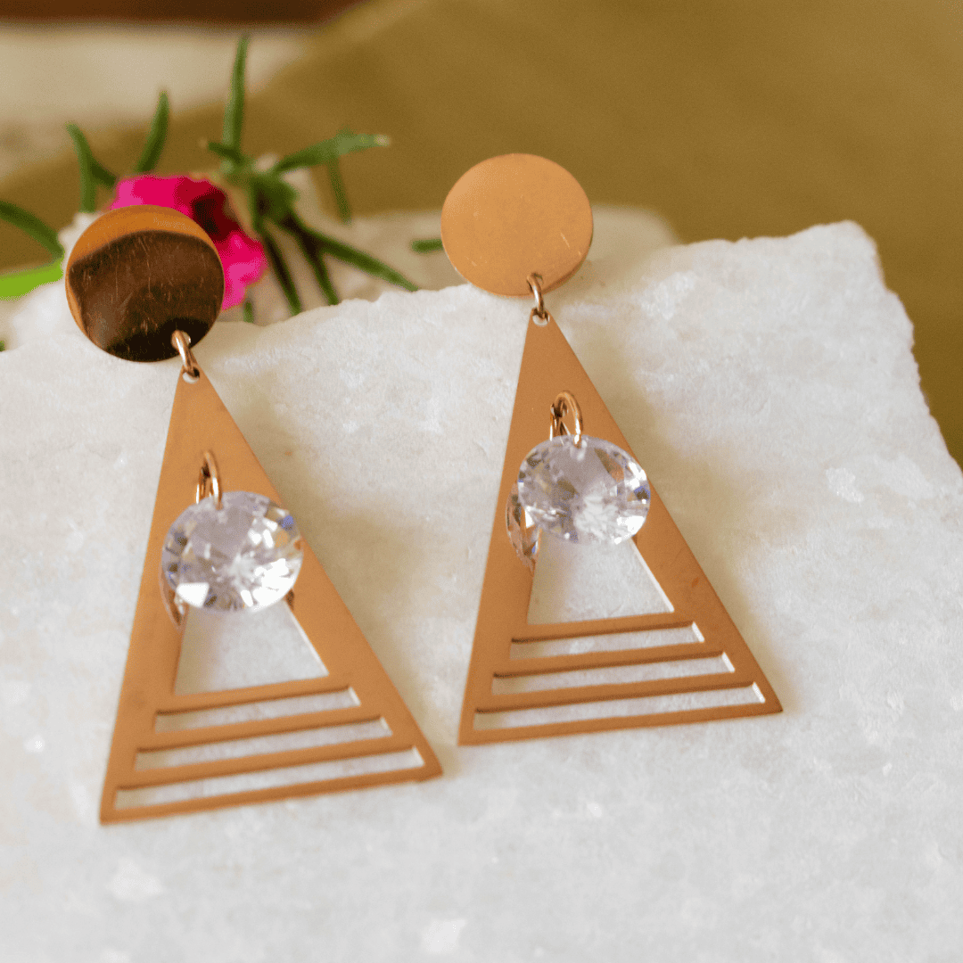 Kiasha Anti Tarnish Minimalist Earrings for Daily Elegance - Kiasha 