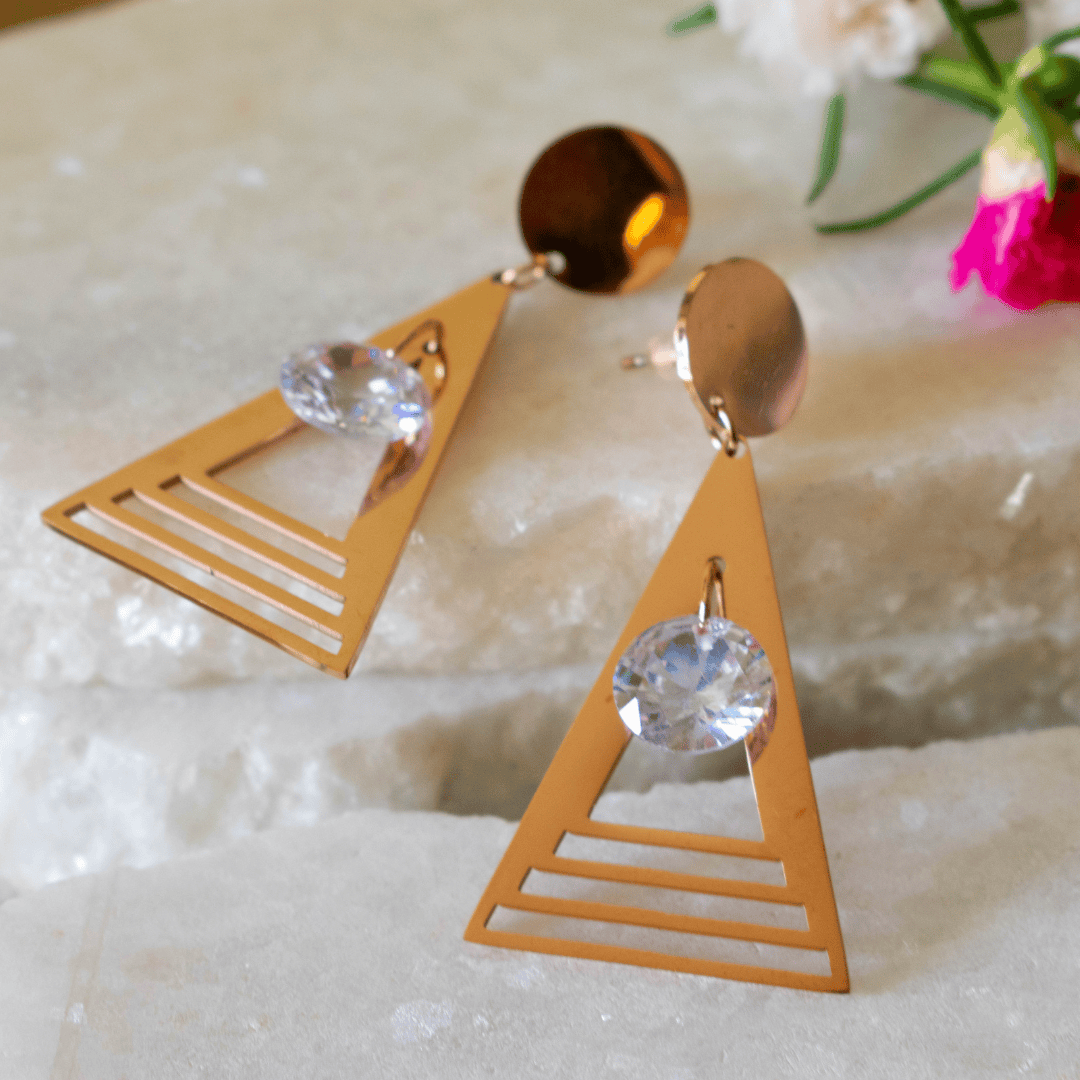 Kiasha Anti Tarnish Minimalist Earrings for Daily Elegance - Kiasha 