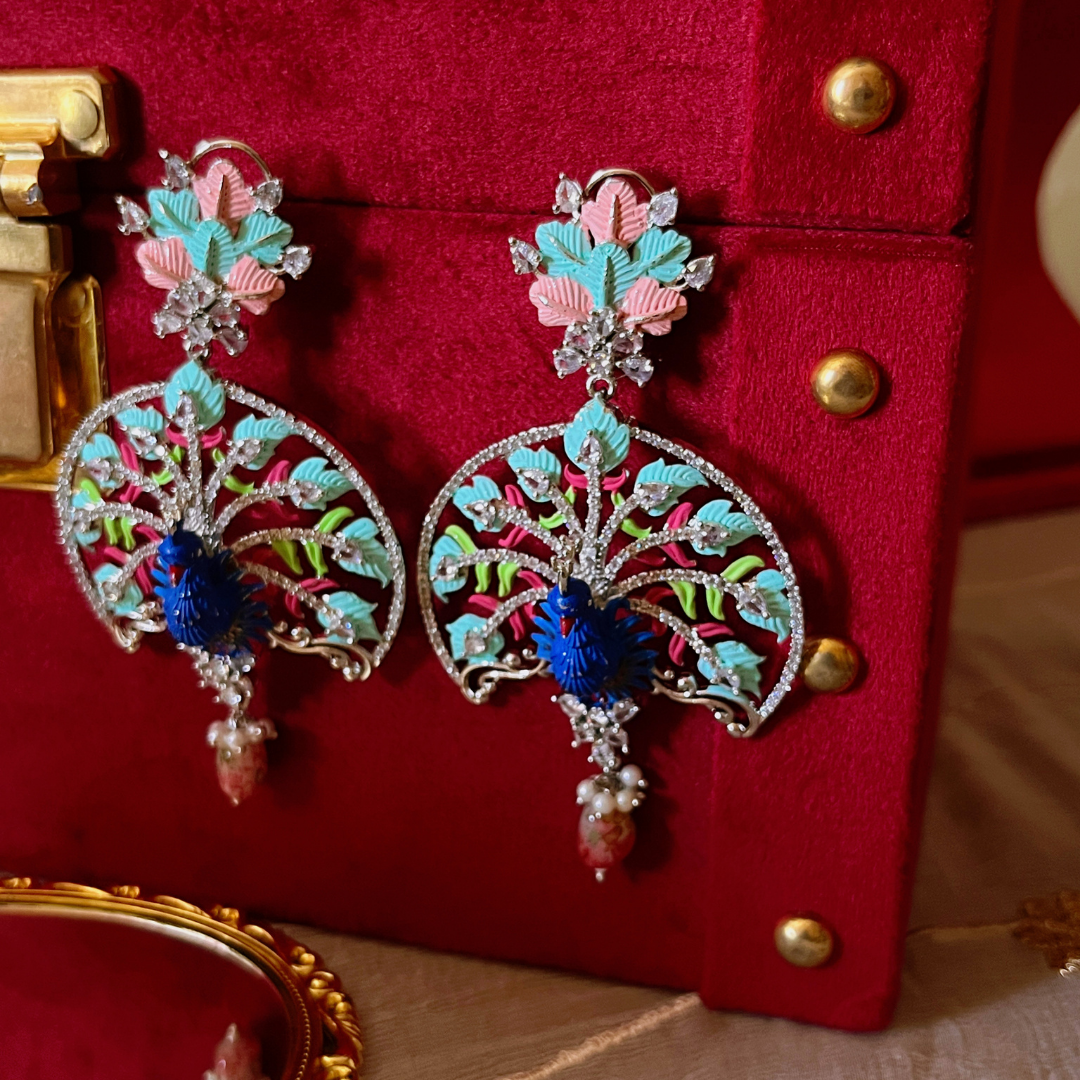 Buy Sriya Kempu Jadau Jhumka Earrings | Tarinika - Tarinika India