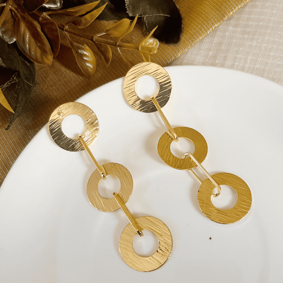 Kiasha Anti-Tarnish long Earrings for Daily Glam - Kiasha 