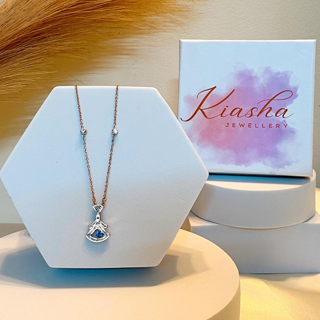 Kiasha Anti-Tarnish Pendent Necklace without Earrings(Design-5) - Kiasha 