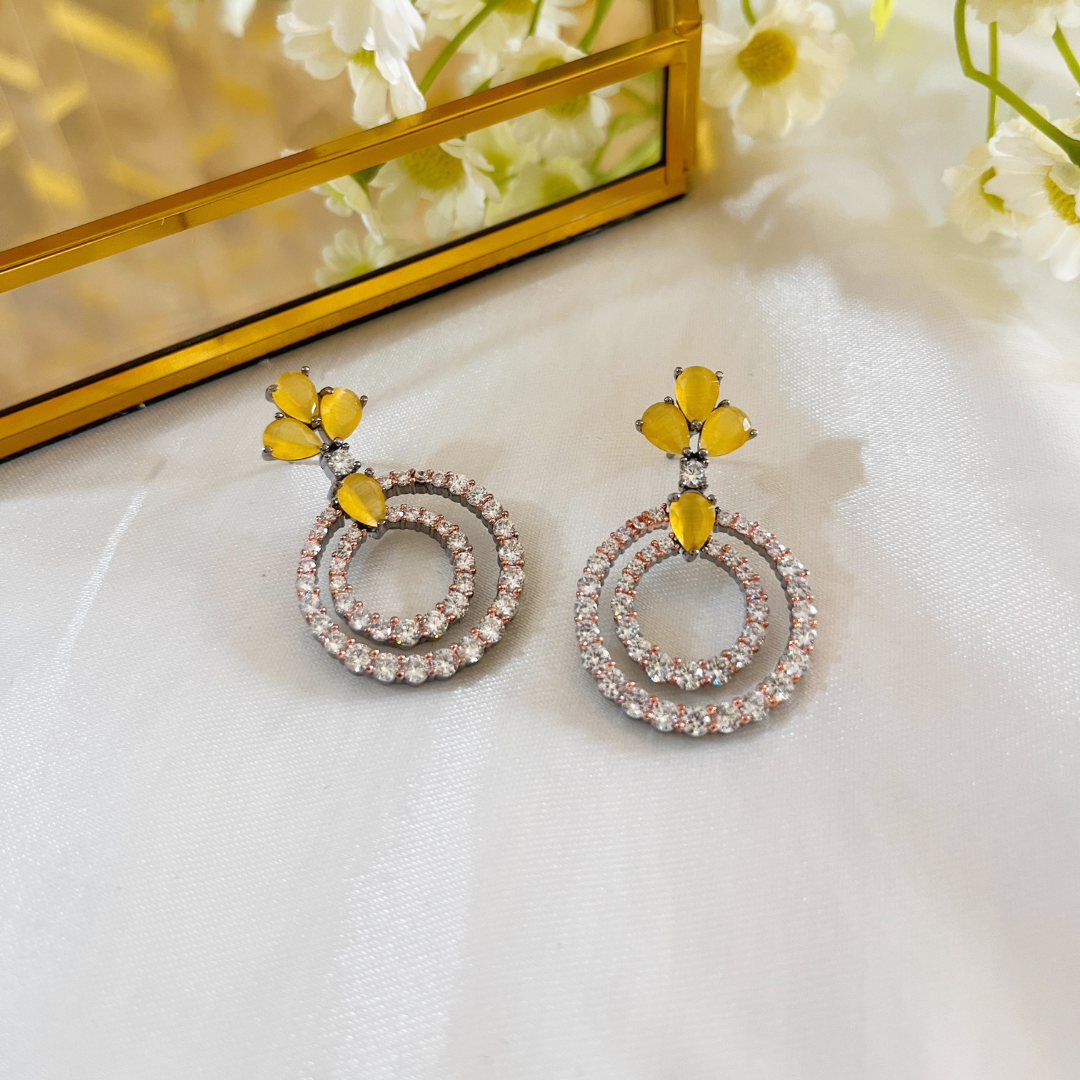 Premium Cz earrings from the house of Kiasha - Kiasha 