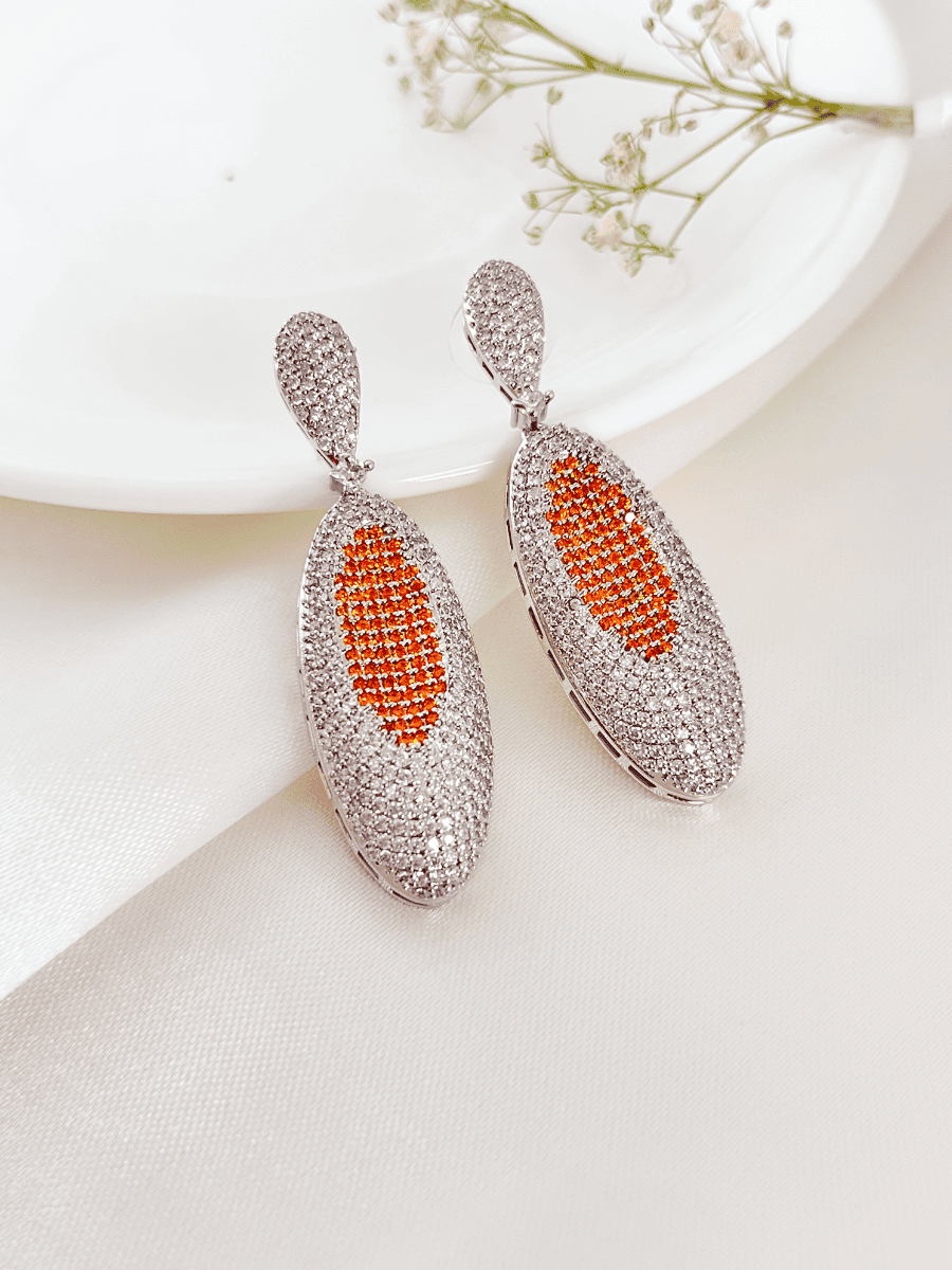 Zircon Silver Earrings for women