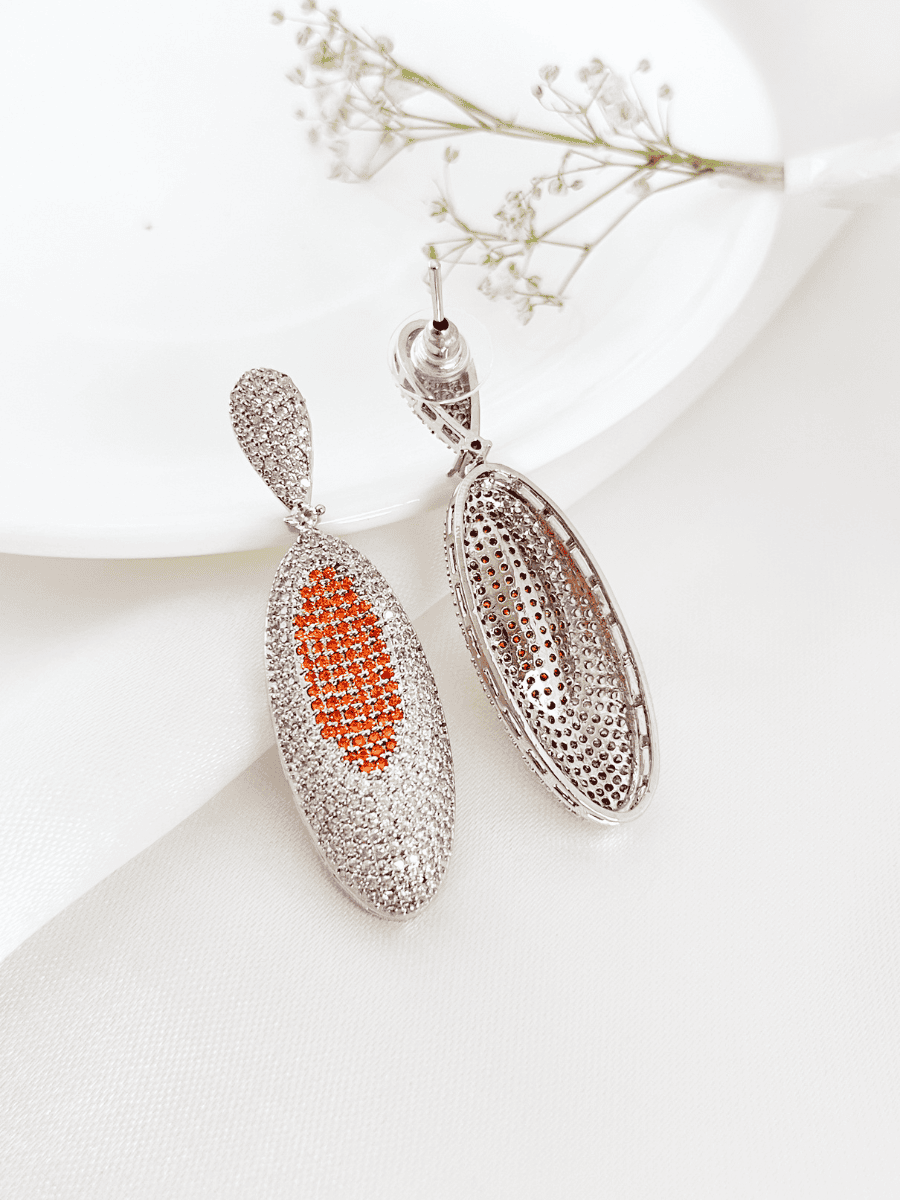 Zircon Silver Earrings for women