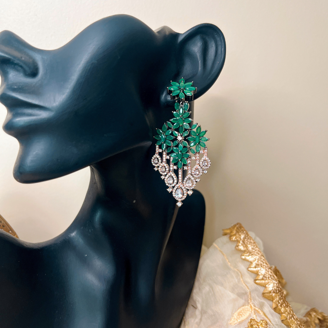 Kiasha Celebrity Inspired Drop Earrings - Kiasha 