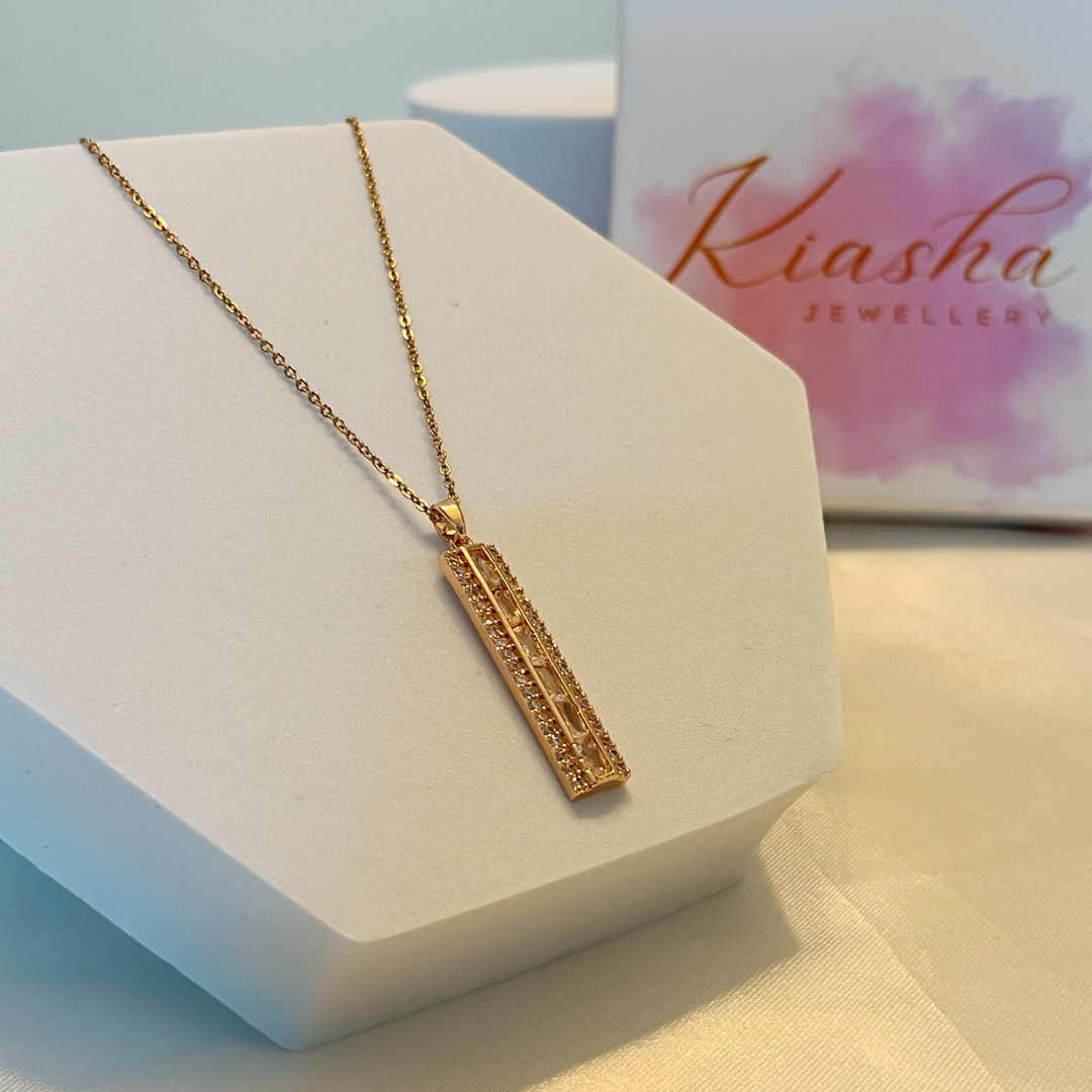 Kiasha Anti-Tarnish Revolving Pendent Necklace without Earrings(Design-10) - Kiasha 