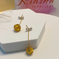 Kiasha S925 Anti-Tarnish long Hoop Earrings for Daily Glam (Design5) - Kiasha 