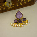 Natural Stone Studs Earrings - Kiasha 