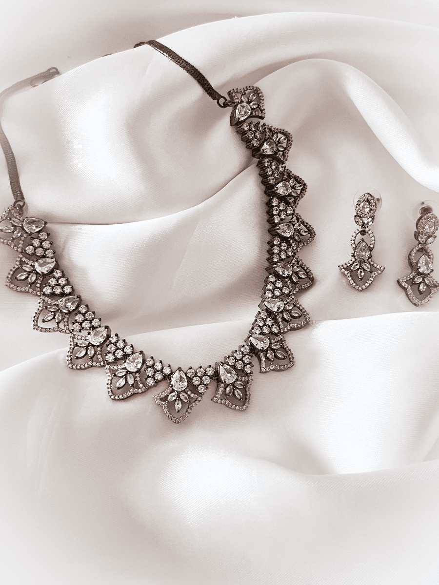 Victorian Plated Necklace Set