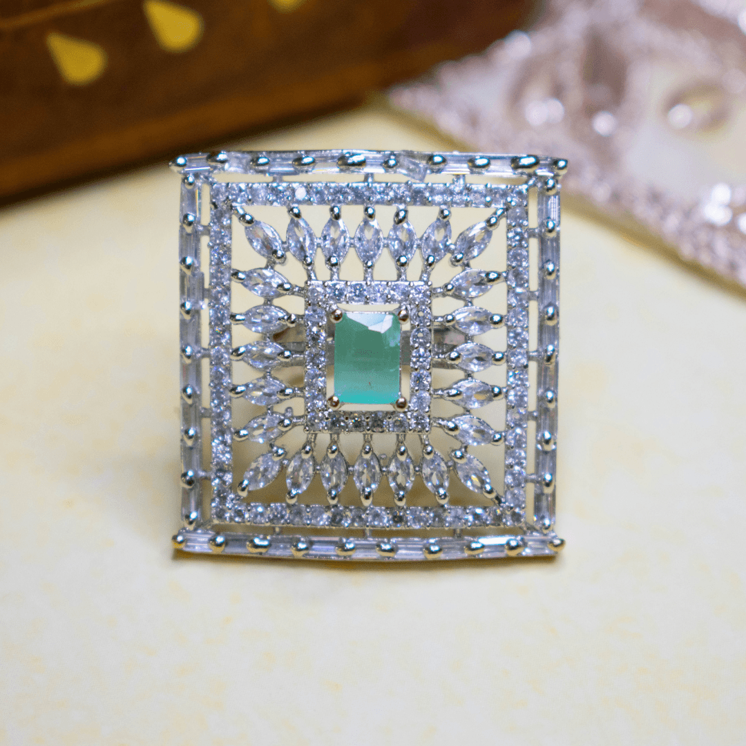 Customizable 18K Gold Square Shape Gold Diamond Ring Geometric Shape Diamond  For Sale at 1stDibs | diamond ring square shape, square shaped diamond ring,  rectangle shape diamond ring